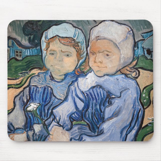 Mousepad Vincent van Gogh - Duas Meninas (Frente)