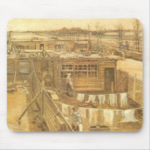 Mousepad Vincent van Gogh - Estaleiro e Lavanderia