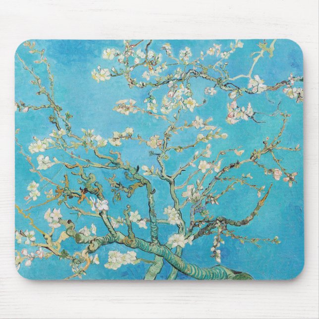 Mousepad Vincent van Gogh - Flor de Amendoeira (Frente)