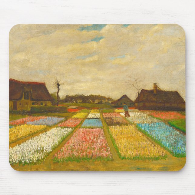 Mousepad Vincent van Gogh Flower Beds na Holanda (Frente)