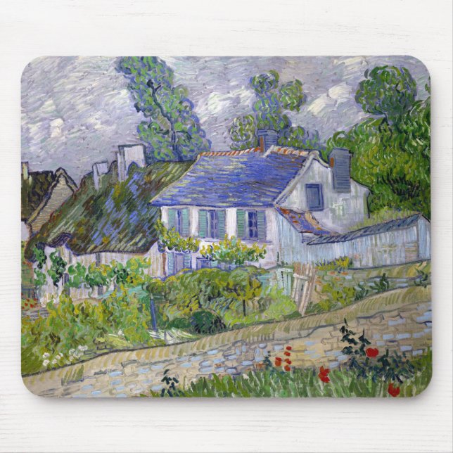 Mousepad Vincent van Gogh, Houses in Auvers (Frente)