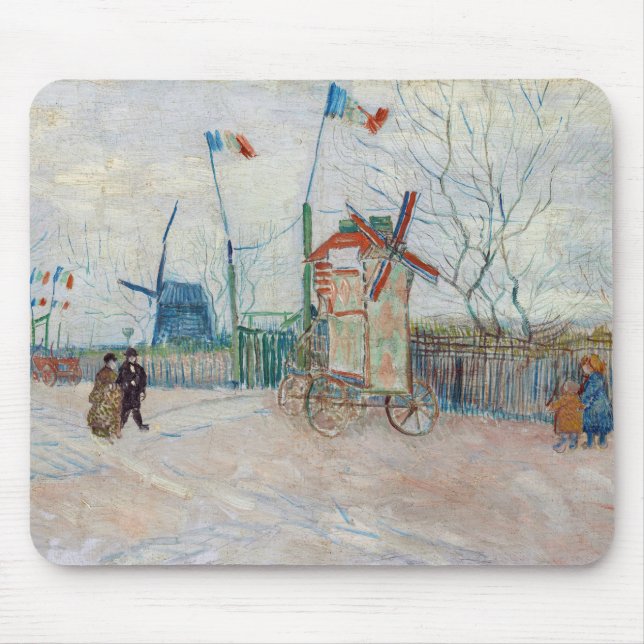 Mousepad Vincent van Gogh - Impasse des Deux Freres (Frente)
