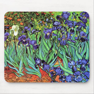 Mousepad Vincent Van Gogh - Íris - Amante de Flores Arte Fi