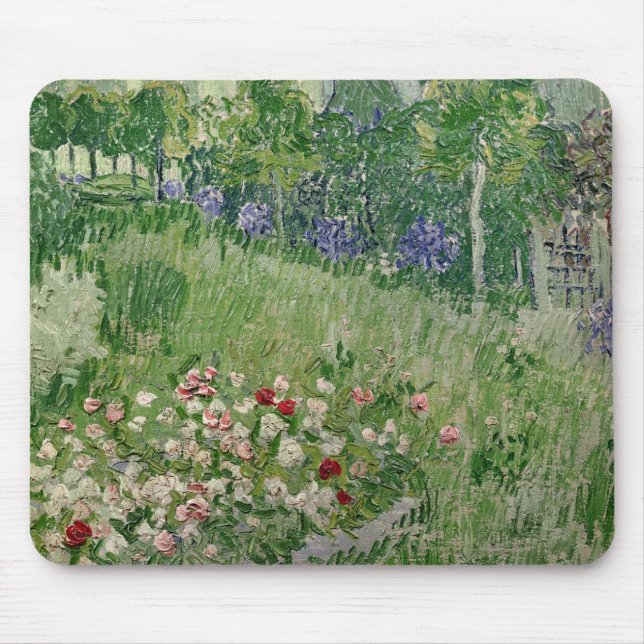 Mousepad Vincent van Gogh jardim de | Daubigny, 1890 (Frente)