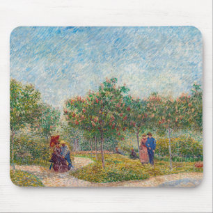 Mousepad Vincent van Gogh - Jardim em Montmarte com Amantes