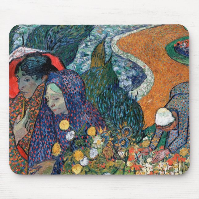Mousepad Vincent Van Gogh - Memória Do Jardim De Etten (Frente)