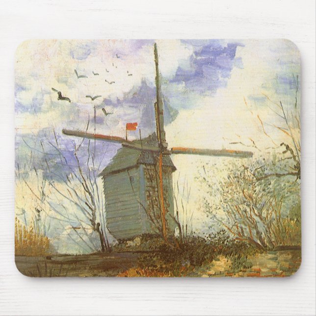 Mousepad Vincent van Gogh - Moulin de la Galette, Moinho de (Frente)