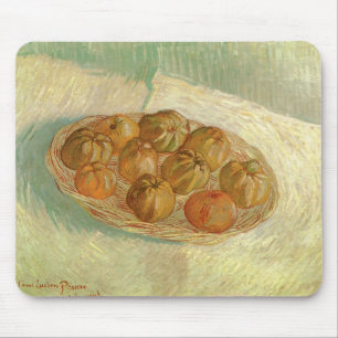Mousepad Vincent van Gogh - Natureza-morta Cesto de Maçãs