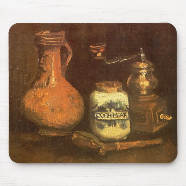 Mousepad Vincent van Gogh - Natureza Morta com Moinho de Ca (Frente)
