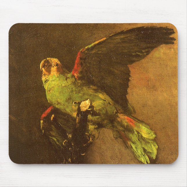 Mousepad Vincent van Gogh - Natureza Morta com Papagaio Ver (Frente)