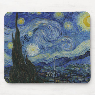Mousepad Vincent van Gogh - Noite Estrelada
