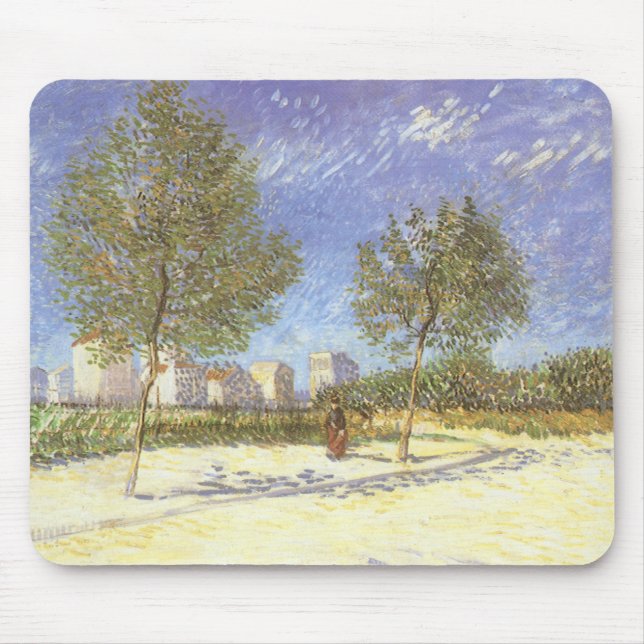 Mousepad Vincent van Gogh - Nos arredores de Paris (Frente)