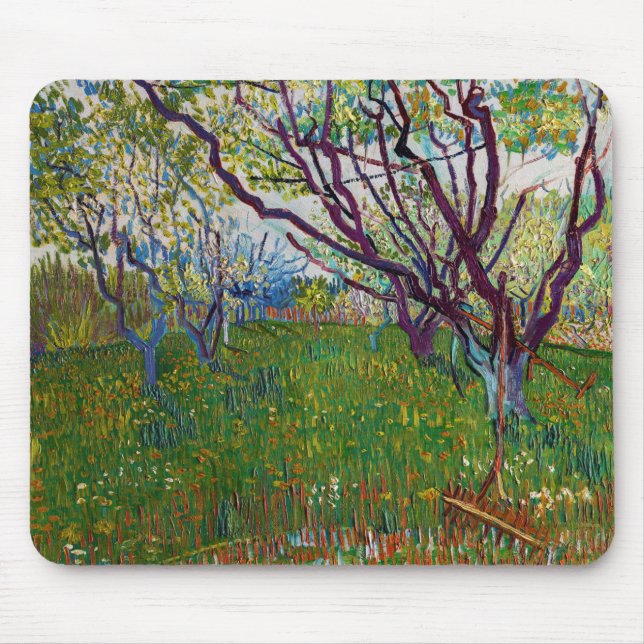 Mousepad Vincent van Gogh - O Pomar Flor (Frente)