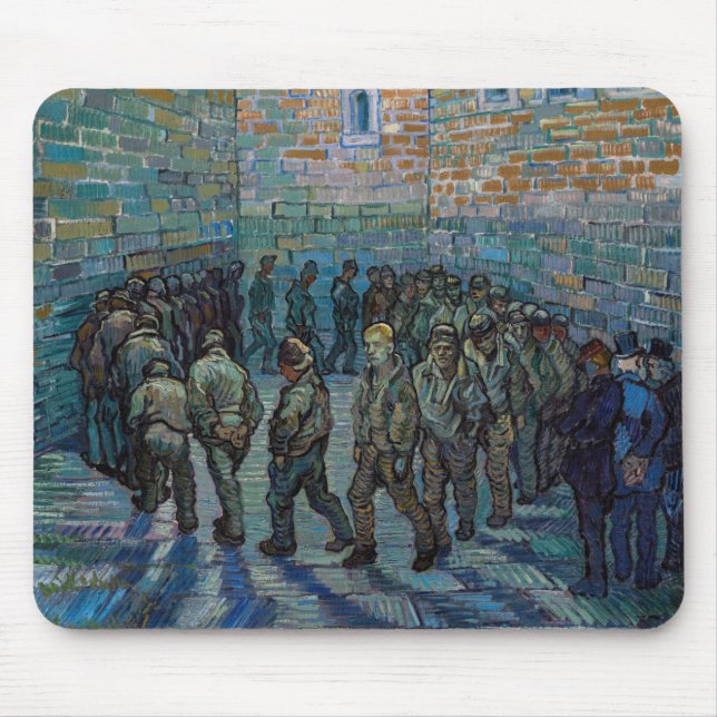 Mousepad Vincent van Gogh - O Tribunal prisional (Frente)