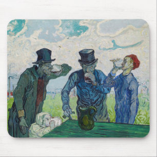 Mousepad Vincent van Gogh - Os Bebidas, depois de Daumier