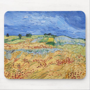 Mousepad Vincent van Gogh - Os campos / planície em Auvers