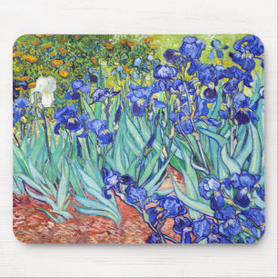 Mousepad Vincent Van Gogh pintando Íris