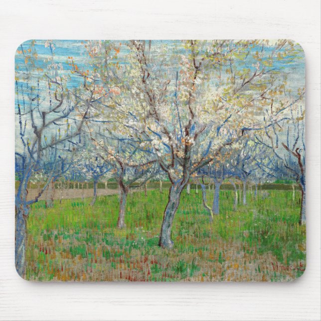 Mousepad Vincent van Gogh - Pomar Rosa (Frente)