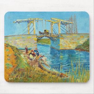 Mousepad Vincent van Gogh - Ponte Langlois em Arles #1