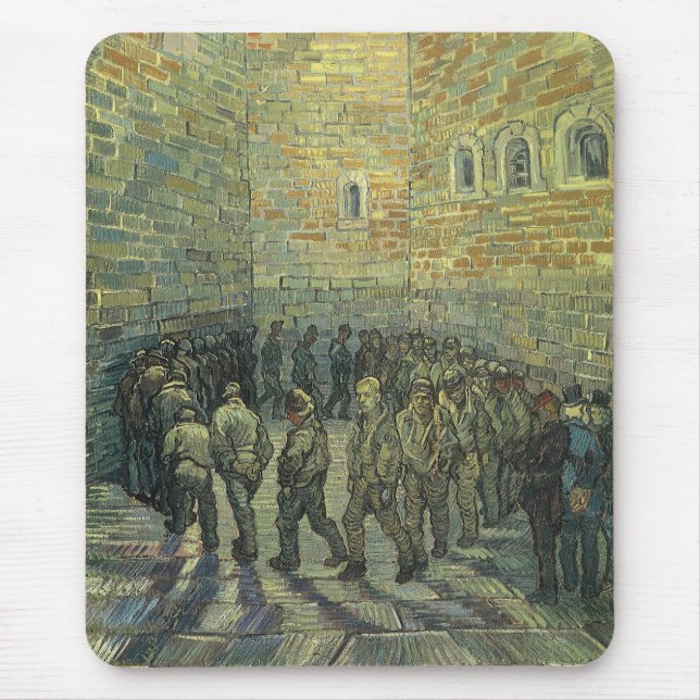 Mousepad Vincent van Gogh - Presos Exercendo (Frente)