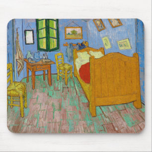 Mousepad Vincent Van Gogh. Quarto. Impressionismo vintage