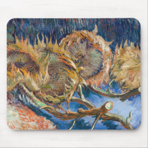 Mousepad Vincent van Gogh - Quatro Girassóis Cortados