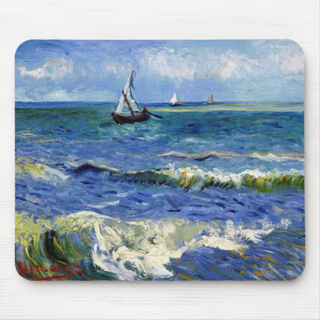 Mousepad Vincent van Gogh Seascape (Frente)