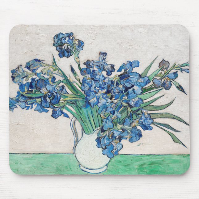 Mousepad Vincent Van Gogh. Subida. Impressionismo floral (Frente)