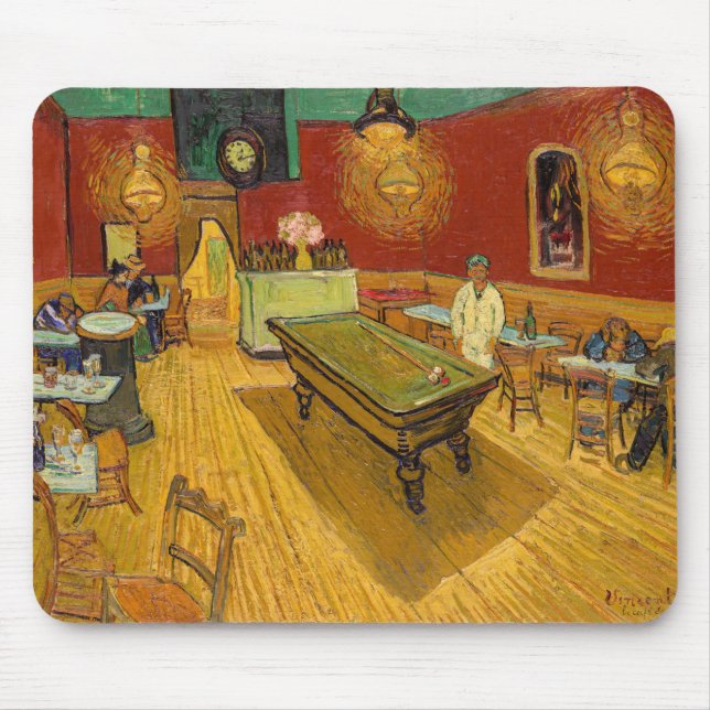 Mousepad Vincent van Gogh - The Night Cafe (Frente)