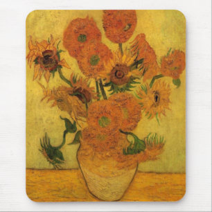 Mousepad Vincent van Gogh, Vase de Vida Estática com 15 Gi
