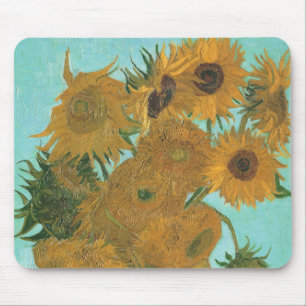 Mousepad Vincent van Gogh - Vaso com Doze Girassóis