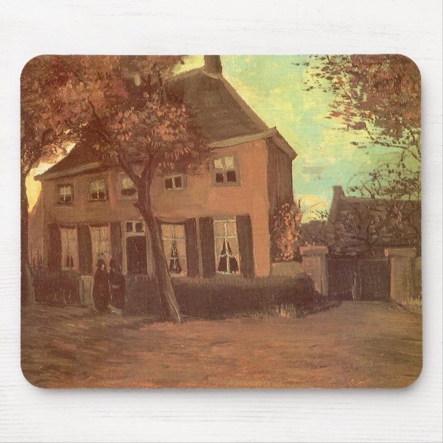 Mousepad Vincent van Gogh - Vicarage em Nuenen (Frente)