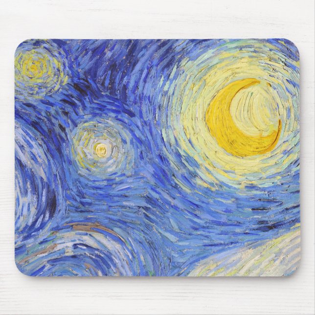 Mousepad Vincent Willem van Gogh, "Starry Night" (Frente)