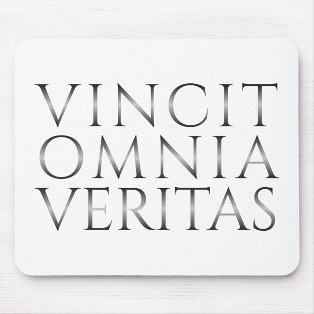 MOUSEPAD VINCIT OMNIA VERITAS (Frente)