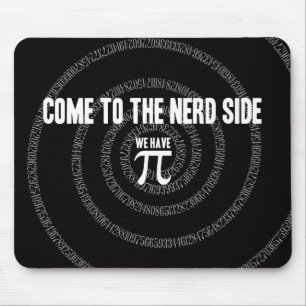 Mousepad Vindo ao lado do nerd para o Pi no preto
