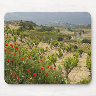 Mousepad Vinhas perto de Laguardia, capital de La Rioja