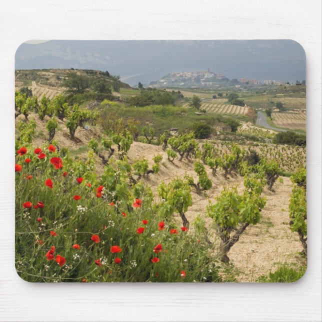 Mousepad Vinhas perto de Laguardia, capital de La Rioja (Frente)