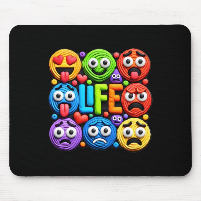 Mousepad Vinheta de Camisa Presente para Psicoterapia (Frente)