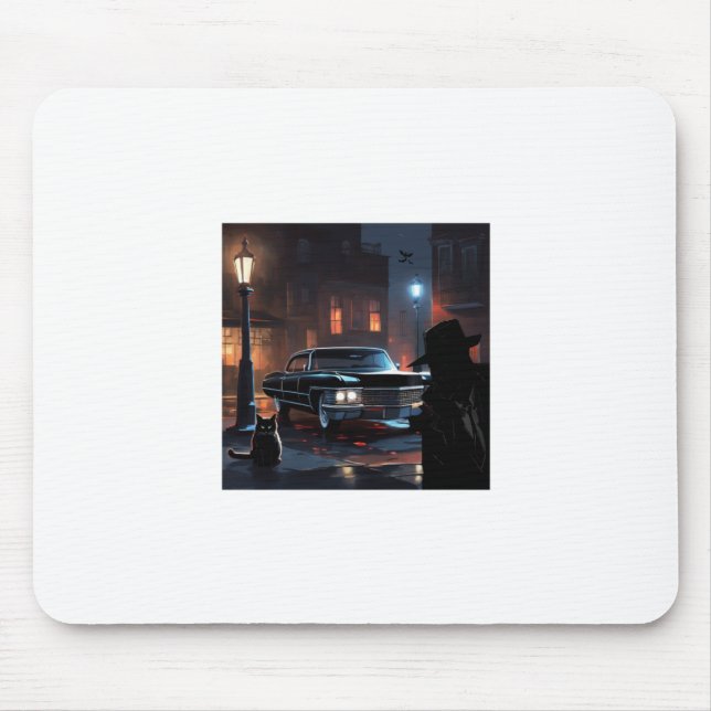 Mousepad Vinheta de distrito escuro (Frente)