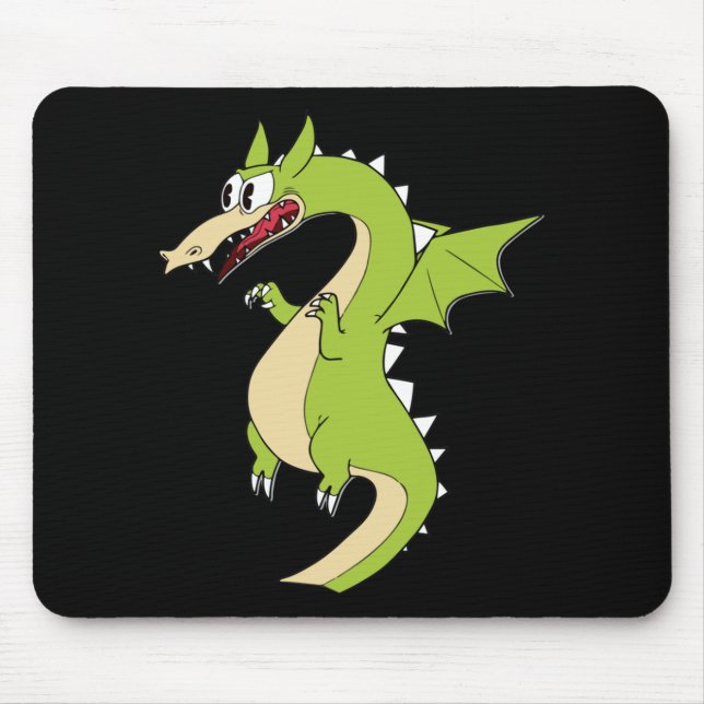 Mousepad Vinheta Dragão de Cabeça-de-Cuphead (Frente)