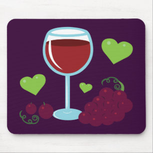 Mousepad Vinho