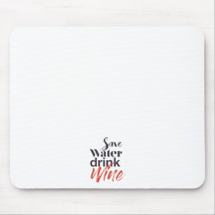 Mousepad Vinho moderno, divertido, criativo, engraçado para