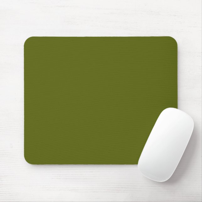 Mousepad Vinho verde-escuro de cor sólida (Com mouse)