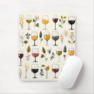 Mousepad Vinhos de vinho cúbicos