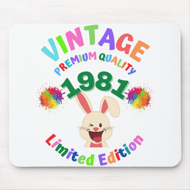 Mousepad Vintage 1981 (Frente)
