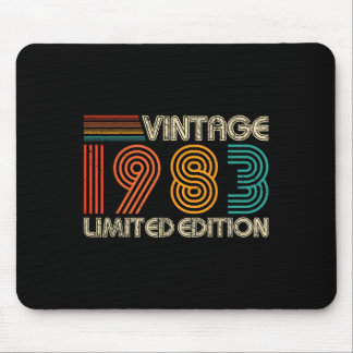 Mousepad Vintage 1983 Limited Edition Clique em 1983 Men Wo