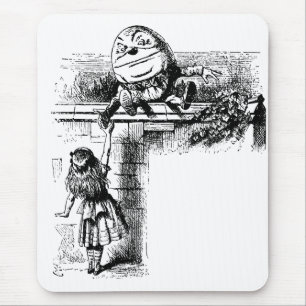 Mousepad Vintage Alice no País das Maravilhas, Humpty Dump