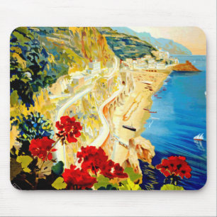 Mousepad Vintage Amalfi Itália Europe Viagem