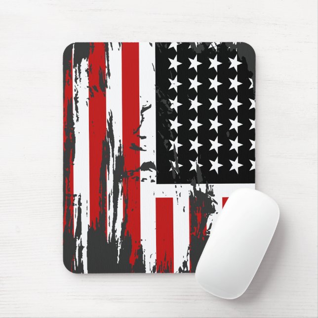 Mousepad Vintage American Flag (Com mouse)