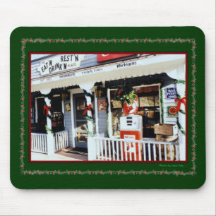 Mousepad 'Vintage Americana Christmas'